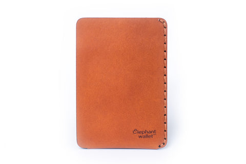 CS1 brown leather wallet - Personalization