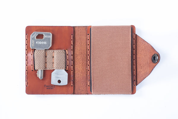Lr Wallet DOUBLE E8LR WALLET brown - Personalization | ElephantWallet