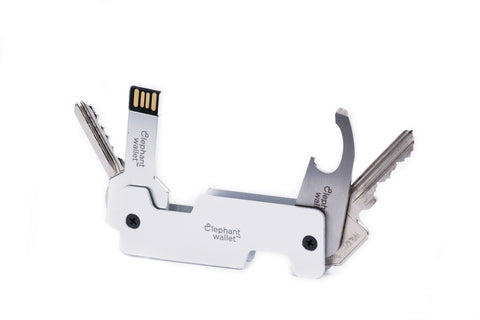 O Key - key organizer silver aluminium