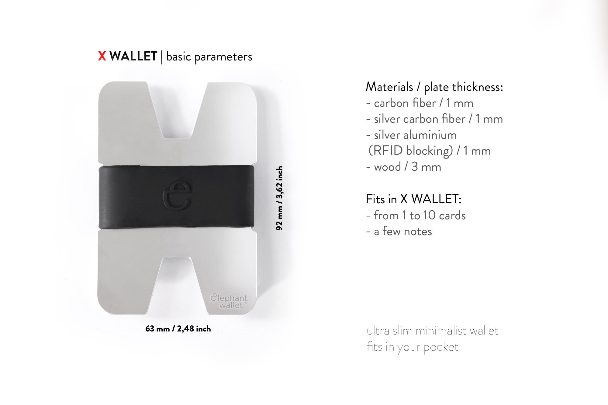 N / X Wallets | ElephantWallet