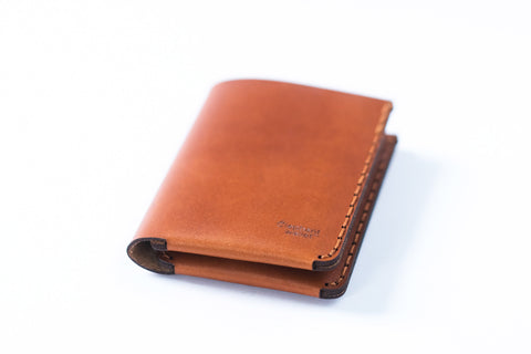 CS2 brown leather wallet - Personalization