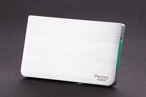 N3D Wallet Silver Aluminium #07 - light green