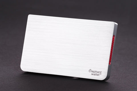 N3D Wallet Silver Aluminium #01 - red
