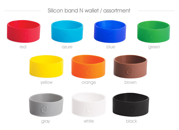 Two N wallets: wood & silver aluminium